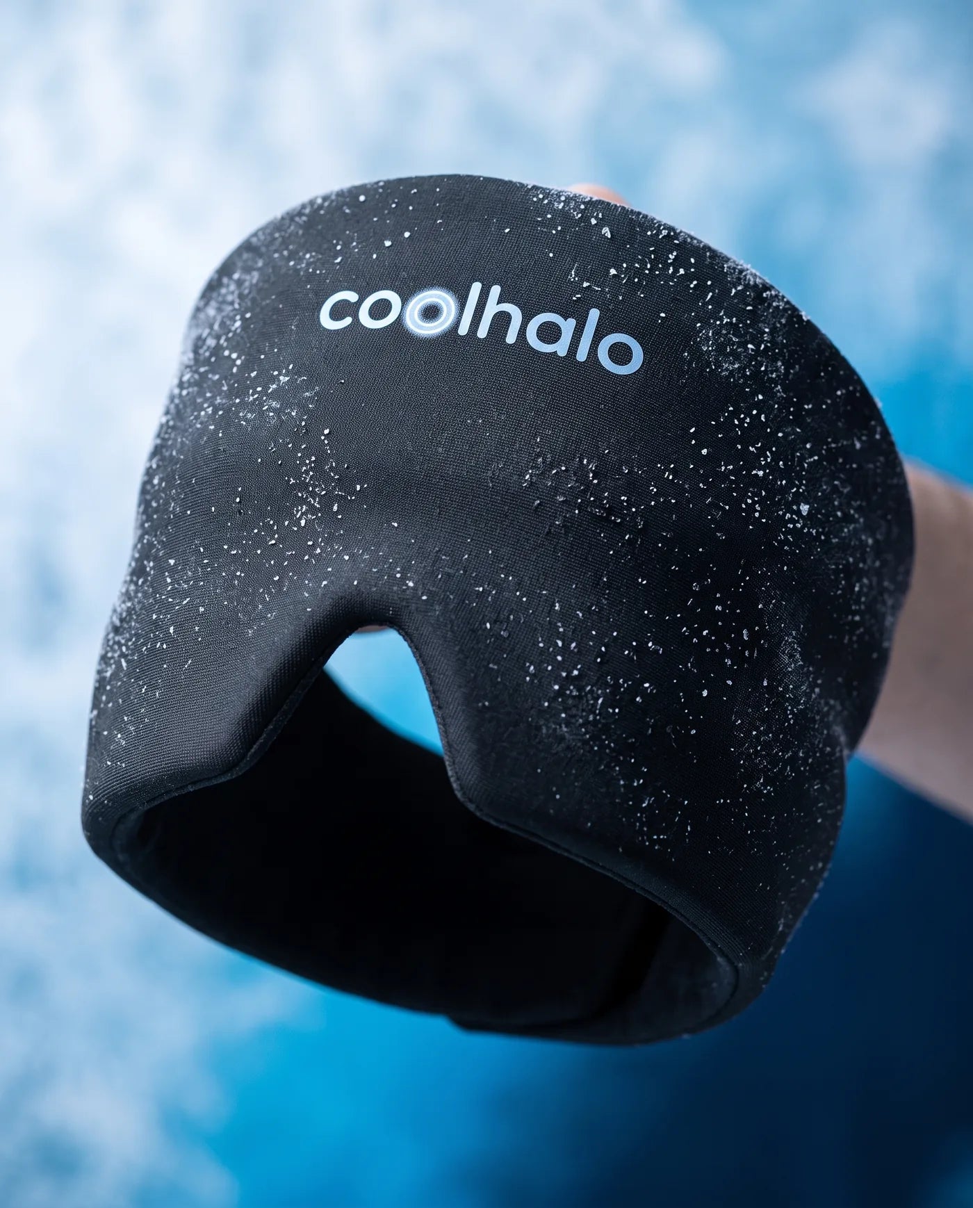 Close detail of the CoolHalo 360 degree cooling wrap fabric