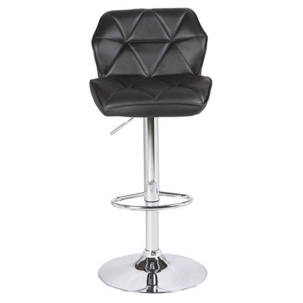 Themis Faux Leather Mid High Back Bar Stool