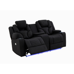 LED Rhino Fabric 2 Seater Lounge