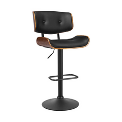 Medusa Bar Stool Wooden PU Leather