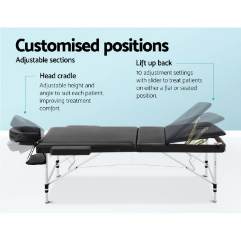 Portable-Aluminium-3-Fold-Treatment-Beauty-Therapy-Table-Bed-75cm-3