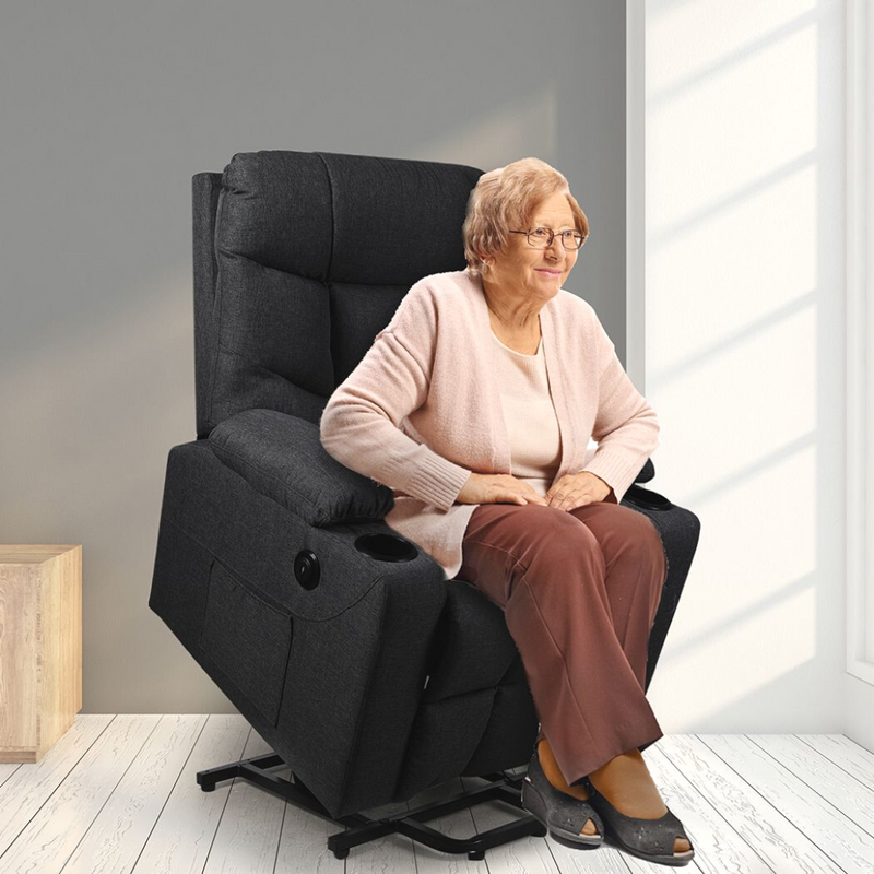 Nova Fabric Electric Lift Chair Recliner
