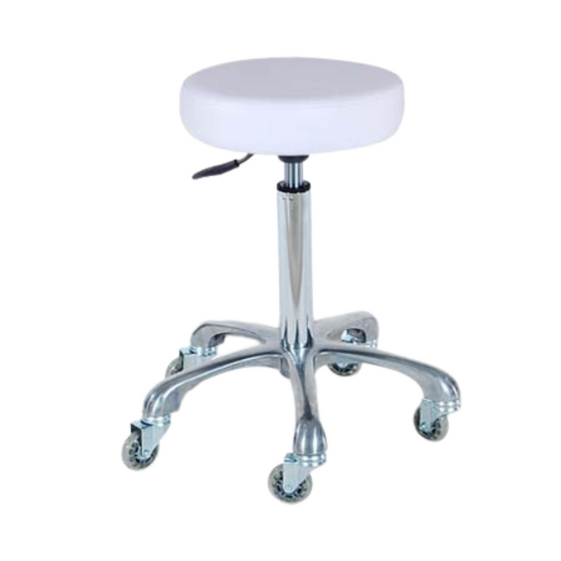 Capricornus-Artist-Salon-Chair-Stool-White