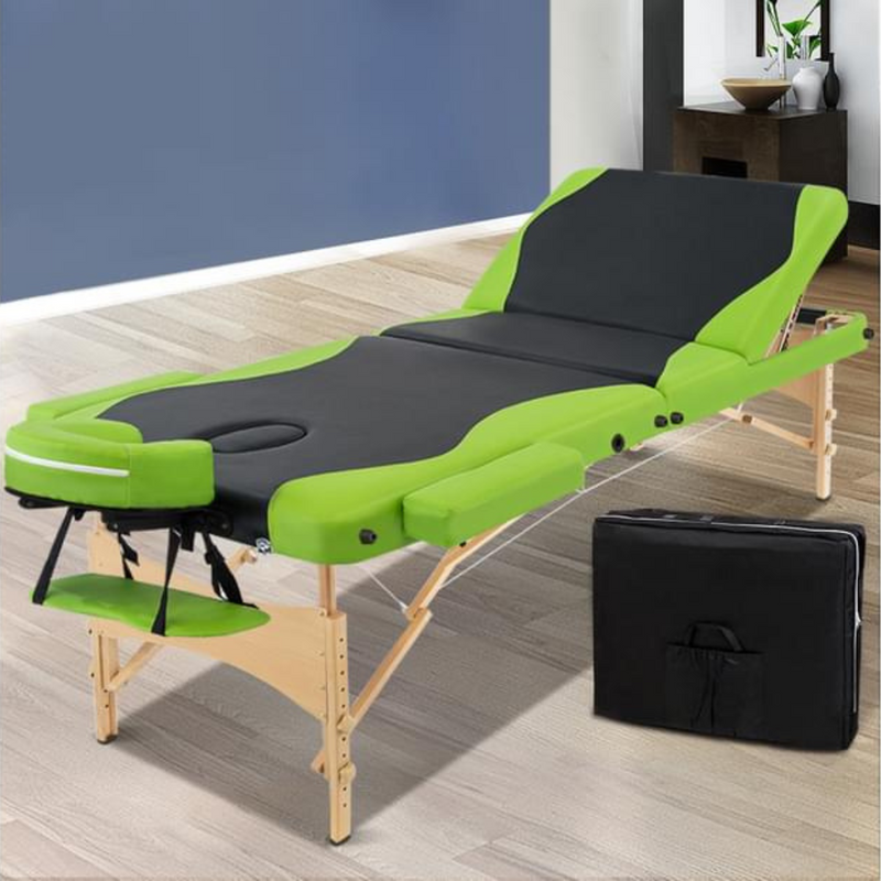 Portable-Wood-3-Fold-Treatment-Beauty-Table-Bed-70cm-8